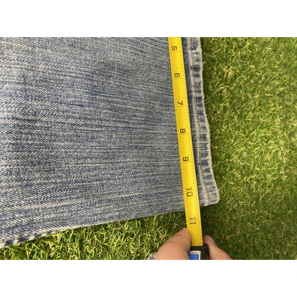 BKE Jeans Mens 36 Boot Cut Relaxed Mid Rise Light Wash Denim Jaxon Button Fly